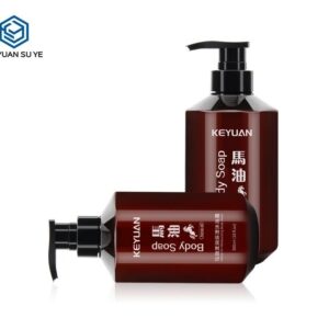 KY127 - Chai Nhựa PET Nâu Đựng Dầu Gội, Sữa Tắm, Dầu Xả Dưỡng Ẩm Tinh Dầu Ngựa 300ml/500ml
