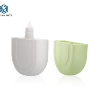 KY129 - Chai Kem Chong Nang Mini HDPE 50ml Hinh Chu U