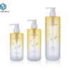 KY131 - Chai Nhựa PET Bơm Gradient Vàng Đựng Dầu Gội, Sữa Tắm, Dầu Xả 250ml/300ml/500ml