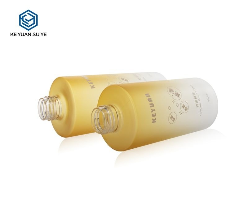 KY131 - Chai Nhựa PET Bơm Gradient Vàng Đựng Dầu Gội, Sữa Tắm, Dầu Xả 250ml/300ml/500ml