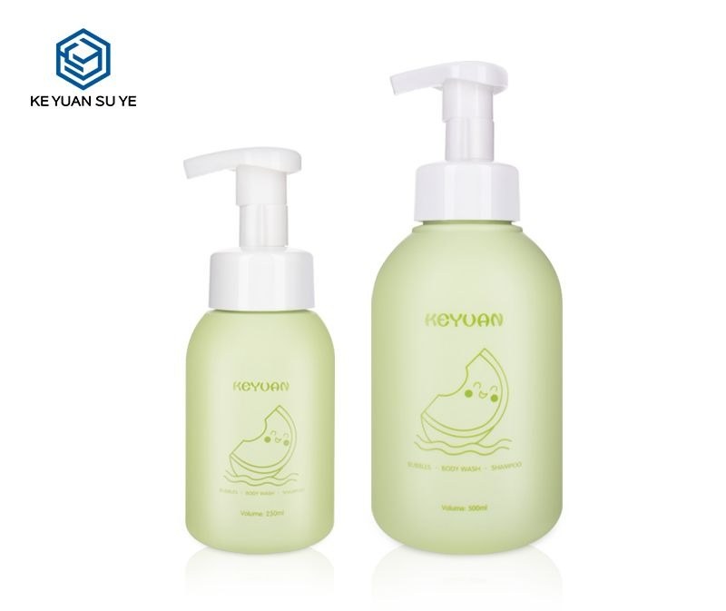 KY132 - Chai Nhua PET Bom Tao Bot Dung Sua Tam, Dau Goi Cho Be 250ml/500ml