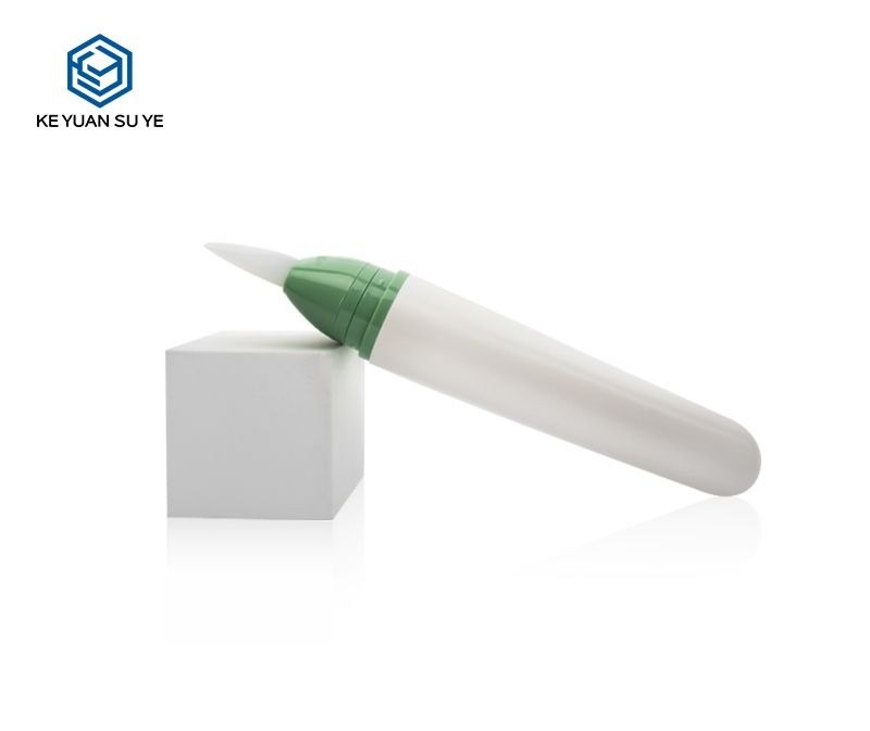 KY133 - Chai Nhựa HDPE Úp Ngược Đầu Cọ Massage Đựng Mặt Nạ Bọt 100ml