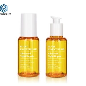 KY154 - Chai Bơm Nhựa PET Hai Lớp Đựng Serum/Tinh Chất Dưỡng Da Ban Đêm