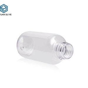 KY155 - Chai Nhựa PET 100ml Đựng Sữa Dưỡng Ẩm, Vòi Bơm Lotion Xanh Kèm Nắp Che