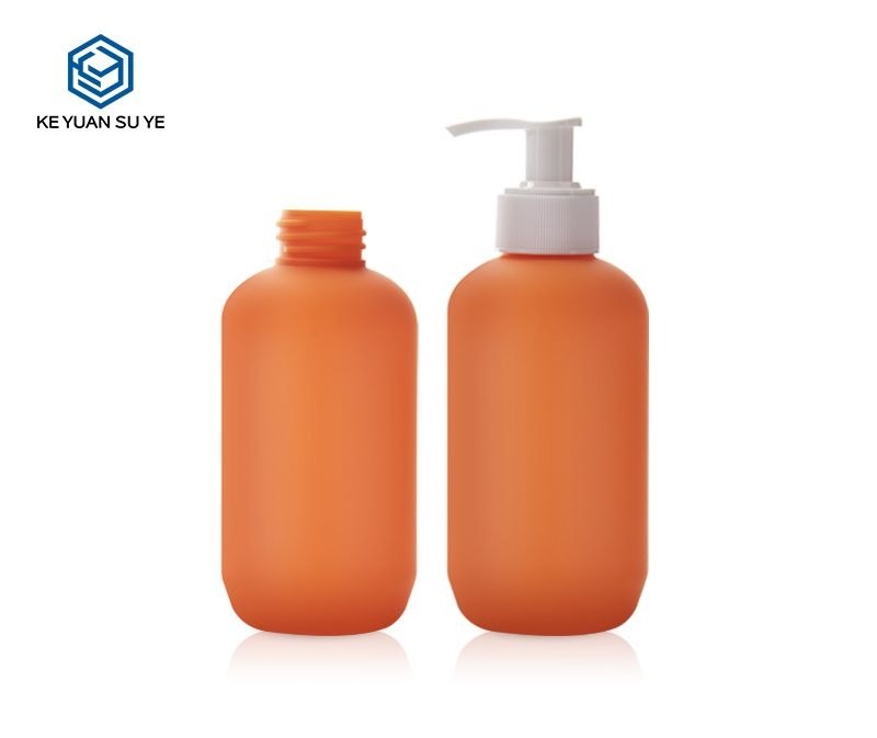 KY160 - Chai Lotion Nhựa HDPE 250ml Phủ Nhung Mềm Soft-Touch