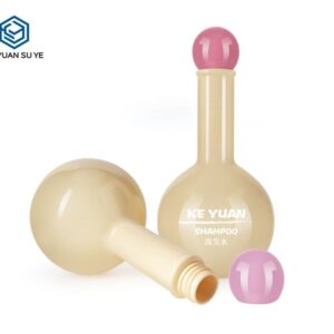 KY163 - Chai nhựa PET 350ml kiểu dáng độc đáo cho dầu gội & sản phẩm chăm sóc
