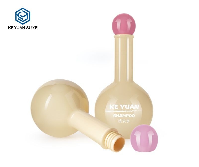 KY163 - Chai nhựa PET 350ml kiểu dáng độc đáo cho dầu gội & sản phẩm chăm sóc