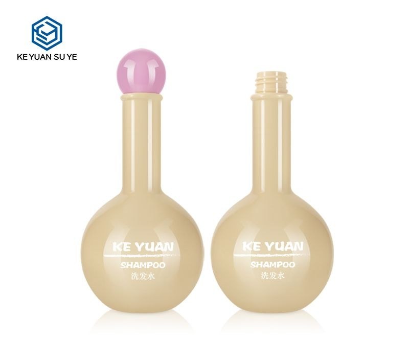 KY163 - Chai nhựa PET 350ml kiểu dáng độc đáo cho dầu gội & sản phẩm chăm sóc - Ảnh 4
