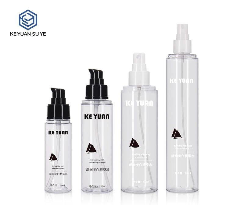 KY169 - Chai Nhựa PET Tròn 60ml-300ml Đầu Xịt Sương/Bơm Lotion