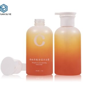 KY183 - Chai Nhựa Tròn 330ml Cao Cấp Đầu Bơm Đặc Biệt