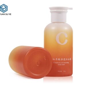 KY183 - Chai Nhựa Tròn 330ml Cao Cấp Đầu Bơm Đặc Biệt
