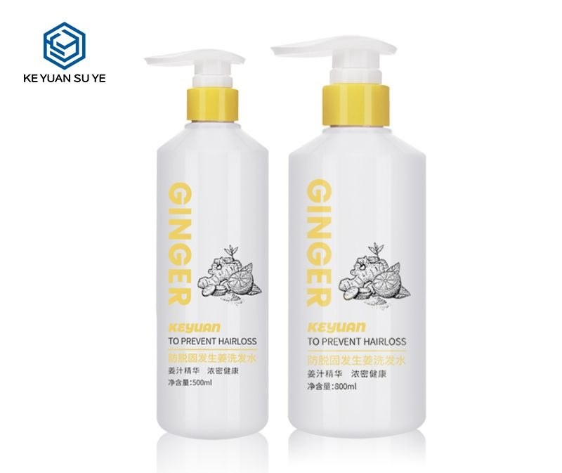 KY184 - Chai Nhựa PET Tròn Đựng Dầu Gội, Sữa Tắm 500ml/800ml