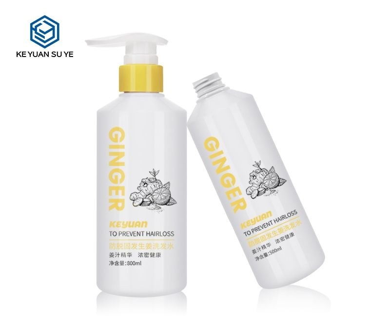 KY184 - Chai Nhựa PET Tròn Đựng Dầu Gội, Sữa Tắm 500ml/800ml