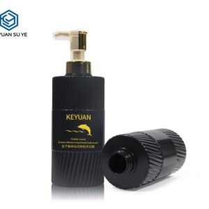 KY186 - Chai nhua PET vai bet 550ml cao cap voi voi bom lotion mau vang