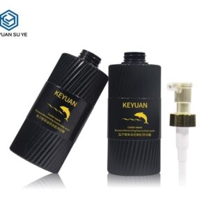 KY186 - Chai nhua PET vai bet 550ml cao cap voi voi bom lotion mau vang