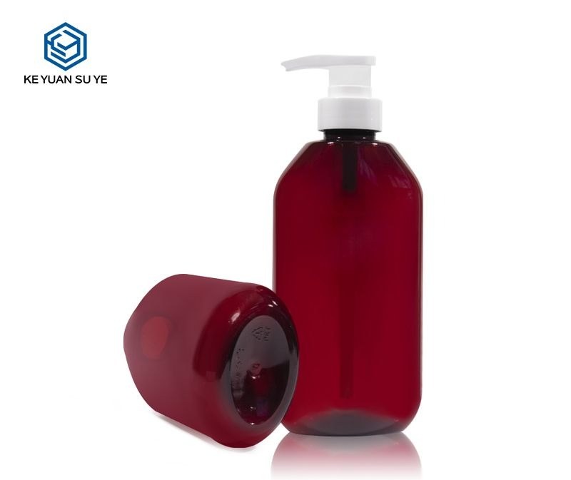 KY187 - Chai Nhựa PET Màu Hoàng Yến 540ml Nắp Bơm Đen Đựng Dầu Gội & Mỹ Phẩm - Ảnh 4