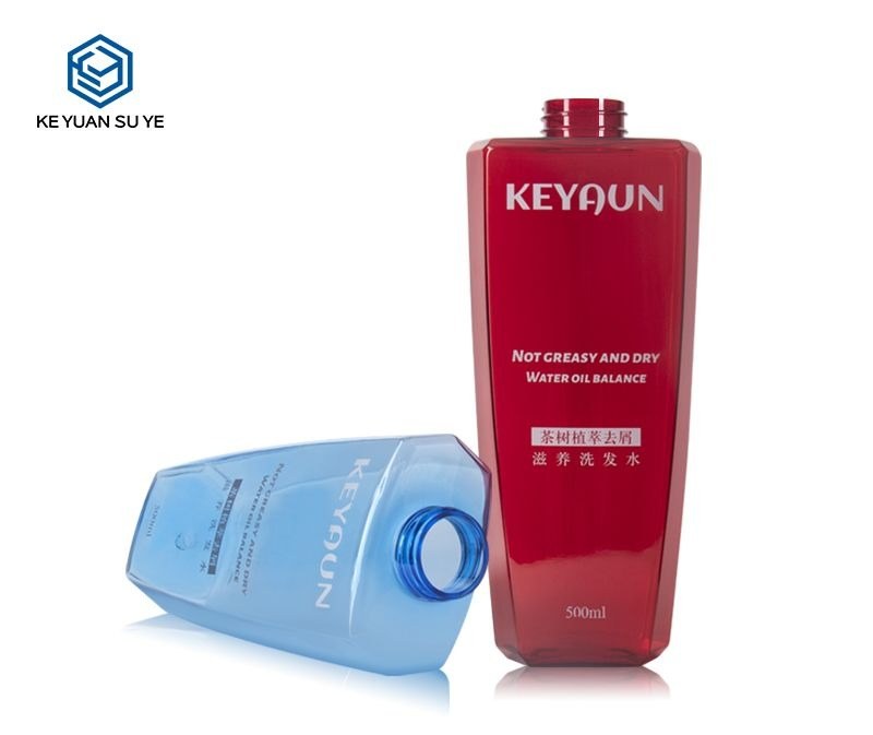 KY188 - Chai Nhựa Đựng Dầu Gội/Dầu Xả 500ml Màu Hồng Kèm Vòi Bơm Lotion