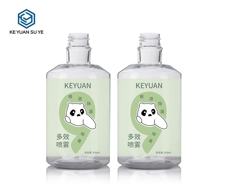 KY190 - Chai xit nhua PET trong suot 500ml dung voi voi phun co (trigger)