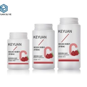 KY191 - Chai nhựa HDPE trắng miệng rộng đựng viên nén, viên nang