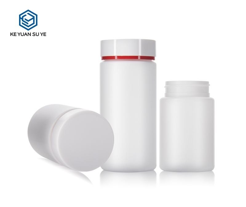 KY191 - Chai nhựa HDPE trắng miệng rộng đựng viên nén, viên nang