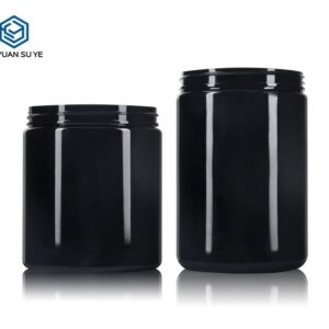 KY194 - Hu (chai) dung thuoc/vien nang PET mau den 500ml-700ml, nap van nhua