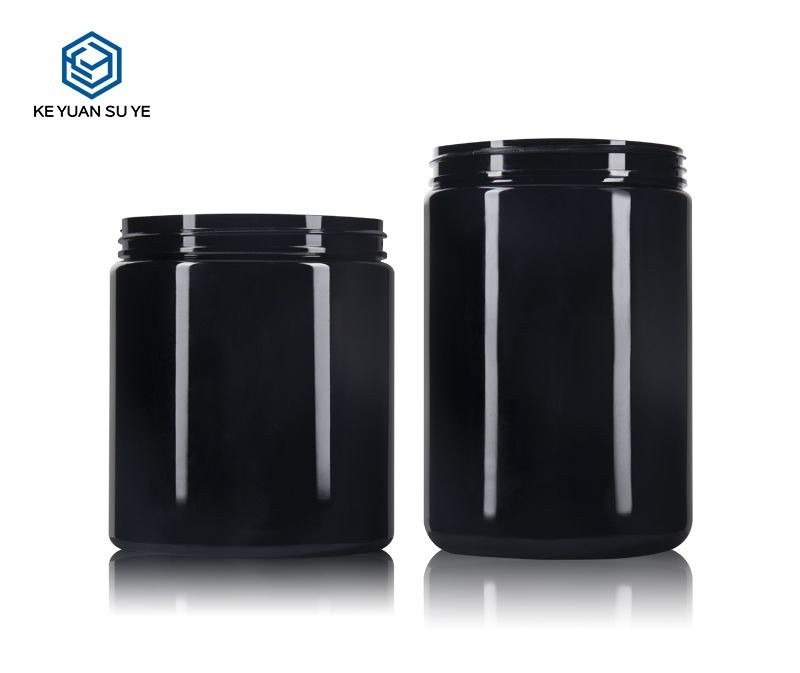 KY194 - Hu (chai) dung thuoc/vien nang PET mau den 500ml-700ml, nap van nhua