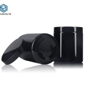 KY194 - Hu (chai) dung thuoc/vien nang PET mau den 500ml-700ml, nap van nhua