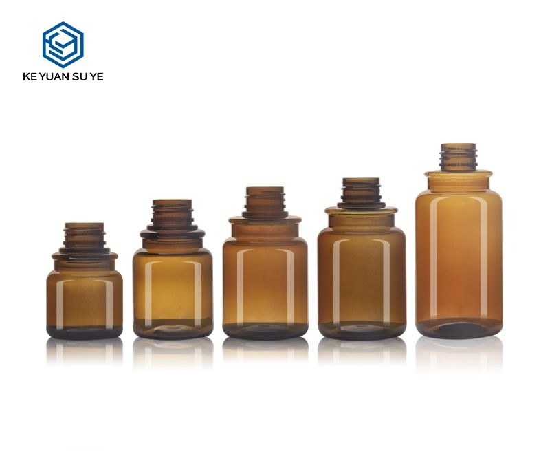 KY195-1 - Chai Lotion Nhựa Màu Hổ Phách Vòi Bơm/Xịt 50-150ml