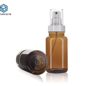 KY195-1 - Chai Lotion Nhựa Màu Hổ Phách Vòi Bơm/Xịt 50-150ml