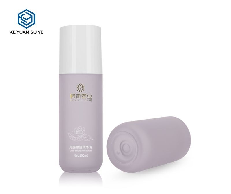 KY201-1 - Chai Dưỡng Da Nhựa PETG Tím Nhám Trong Suốt Cao Cấp