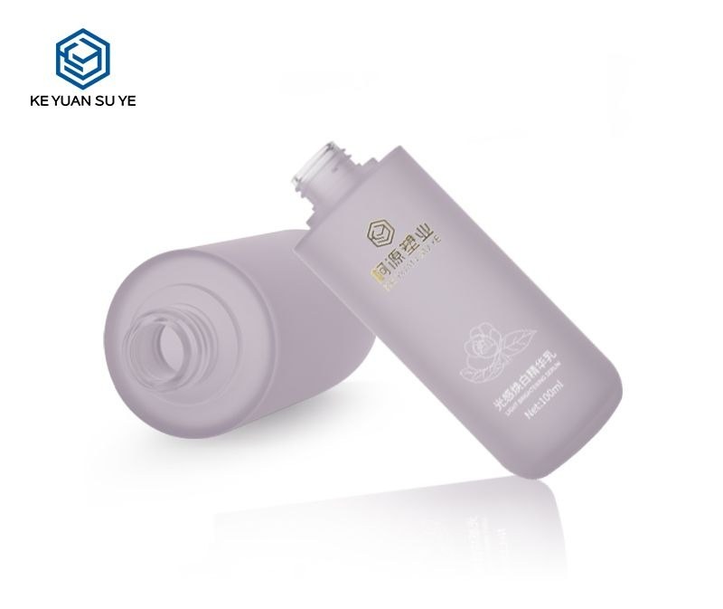 KY201-1 - Chai Dưỡng Da Nhựa PETG Tím Nhám Trong Suốt Cao Cấp