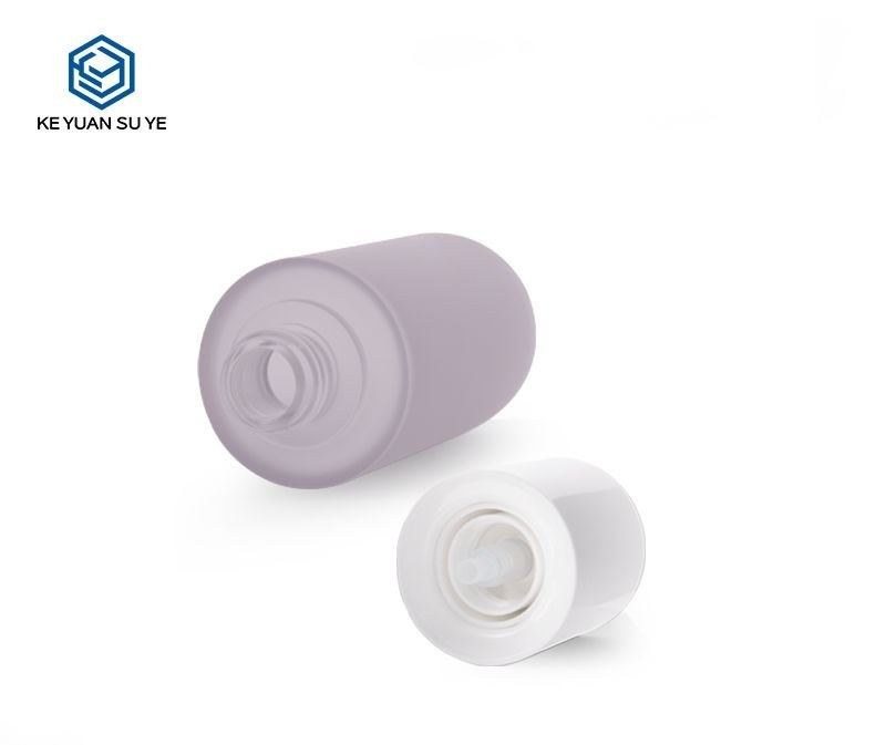 KY201-1 - Chai Dưỡng Da Nhựa PETG Tím Nhám Trong Suốt Cao Cấp