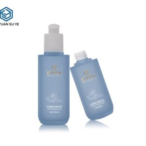 KY201-1 - Chai Nhỏ Giọt Nhựa PETG Xanh Dương Mờ Cao Cấp (Serum/Toner/Lotion)