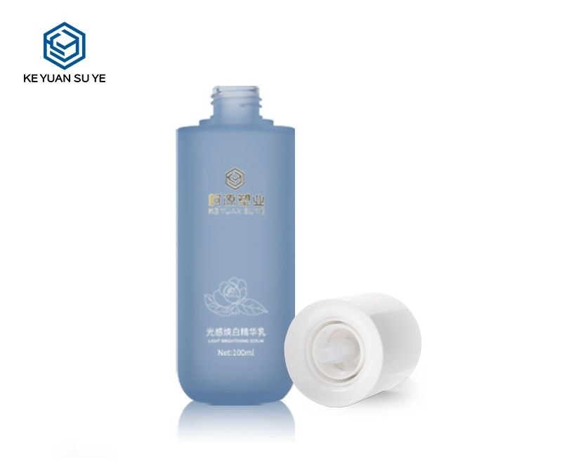 KY201-1 - Chai Nhỏ Giọt Nhựa PETG Xanh Dương Mờ Cao Cấp (Serum/Toner/Lotion)