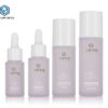KY201-2 - Bộ Chai Mỹ Phẩm Tím Sang Trọng: Chai Toner 80ml/100ml & Chai Nhỏ Giọt Tinh Dầu 30ml/50ml