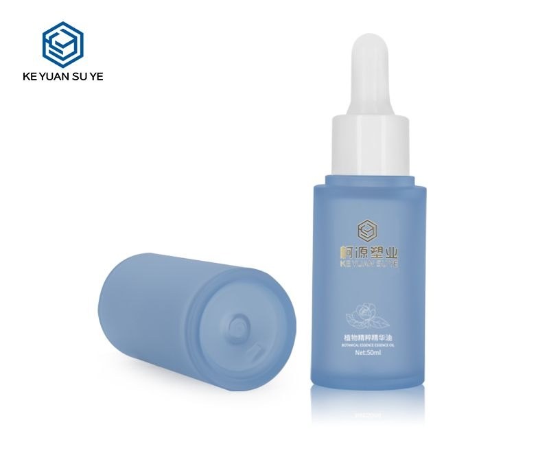KY201-2 - Chai nhựa PETG mờ xanh dương đựng mỹ phẩm 30-100ml