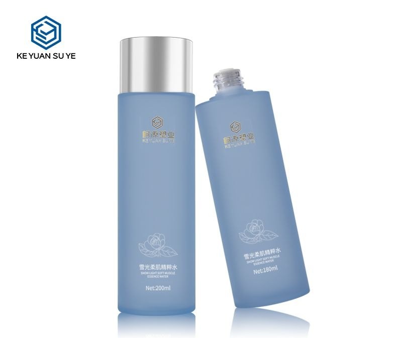 KY201-3 - Chai Toner Nhựa PETG Tròn Mờ Cao Cấp 150ml/180ml/200ml