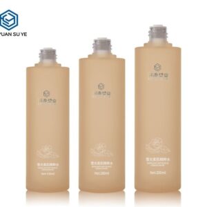 KY201-3 - Bộ Chai Dưỡng Da Cao Cấp PETG Nắp Vàng, Vòi Bơm Lotion