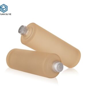 KY201-3 - Bộ Chai Dưỡng Da Cao Cấp PETG Nắp Vàng, Vòi Bơm Lotion