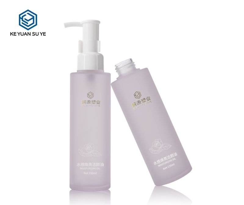 KY201-4 - Chai Bơm Lotion PETG Cao Cấp Màu Tím 120ml/150ml Có Khóa Buckle