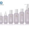 KY201-5 - Bộ chai nhựa PETG tím sang trọng đựng toner/lotion dưỡng da
