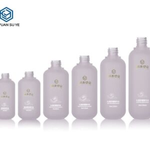 KY201-5 - Bộ chai nhựa PETG tím sang trọng đựng toner/lotion dưỡng da