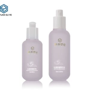 KY201-5 - Bộ chai nhựa PETG tím sang trọng đựng toner/lotion dưỡng da