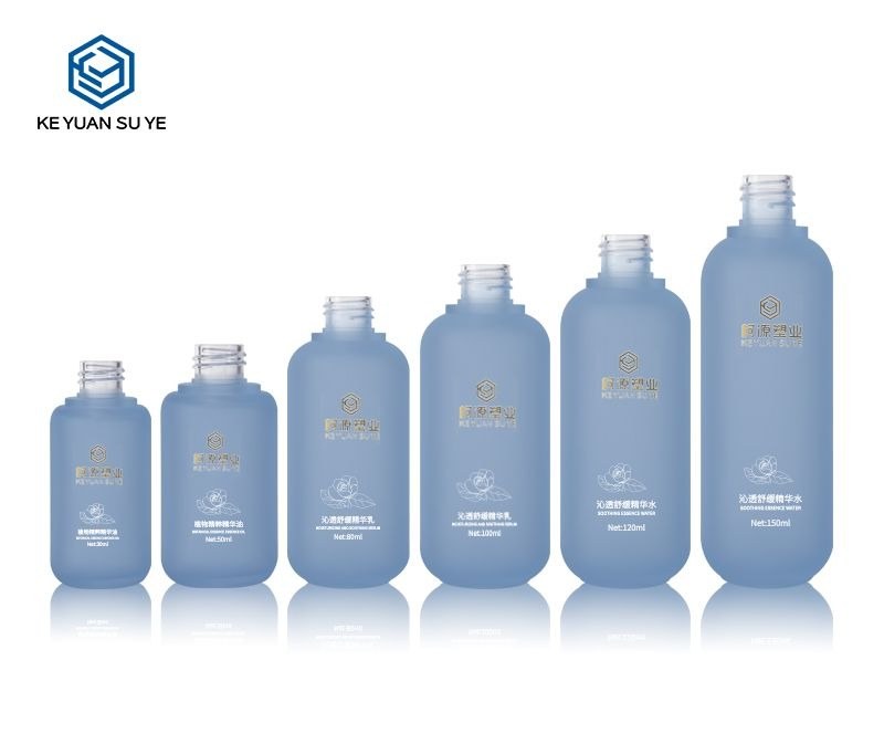 KY201-5 - Bộ Chai Nhỏ Giọt PETG Xanh Mờ Đa Dung Tích 30-150ml