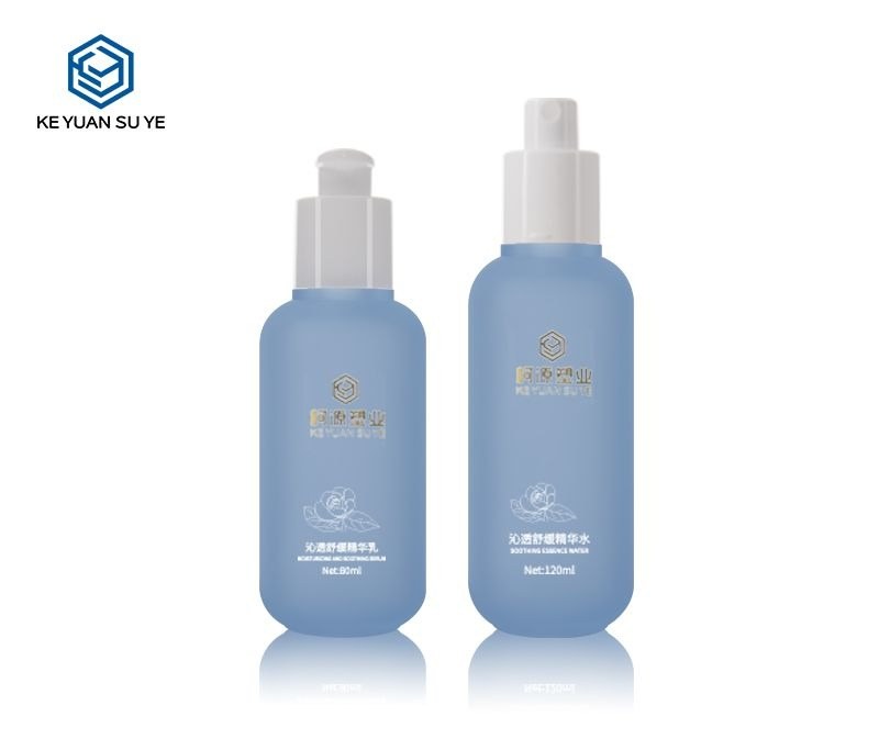 KY201-5 - Bộ Chai Nhỏ Giọt PETG Xanh Mờ Đa Dung Tích 30-150ml