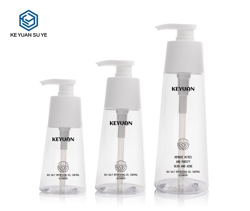 KY206 - Chai Nhựa PET Bơm Lotion 220ml/300ml/500ml Đóng Gói Dầu Gội, Sữa Tắm