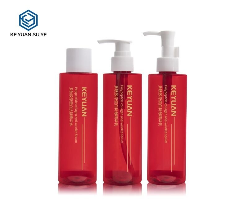 KY207 - Chai Nhựa PET 180ml Vòi Bơm Lotion Cao Cấp