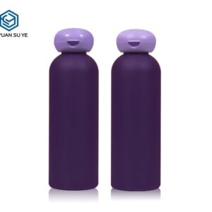 KY208 - Chai Nhua HDPE Tron 120ml Mau Tim Sang Trong Cao Cap