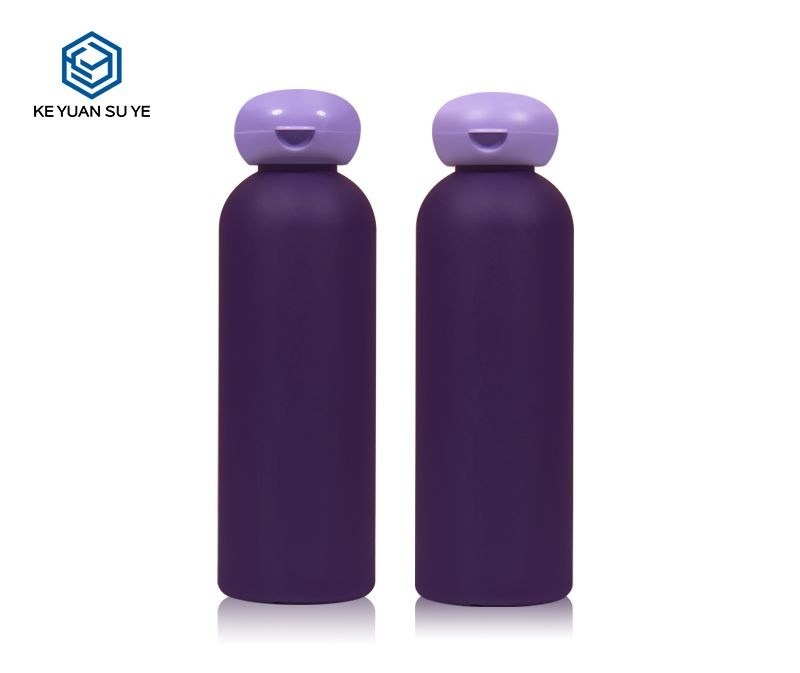 KY208 - Chai Nhua HDPE Tron 120ml Mau Tim Sang Trong Cao Cap