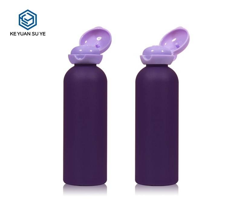 KY208 - Chai Nhua HDPE Tron 120ml Mau Tim Sang Trong Cao Cap